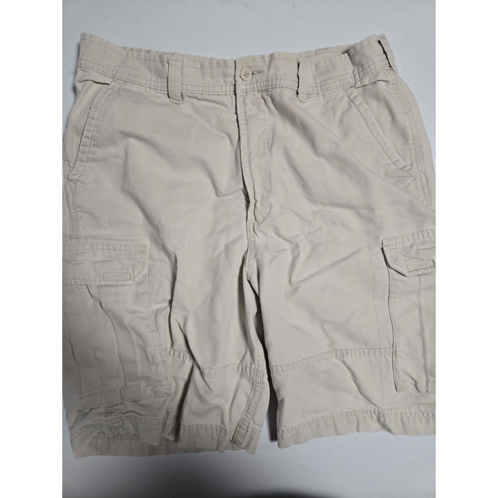 Sun River Shorts Mens 34 Khaki Cargo Cotton Outdoor Casual Workwear